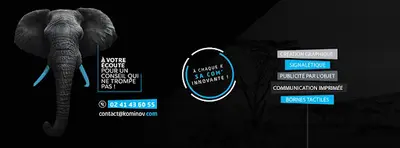Kominov | Agence de Publicité - Signalétique et Objet Publicitaire Angers