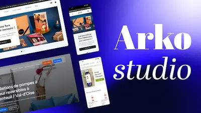 Arko Studio - Création de Site Web, On Vous Aide À Gagner des Clients