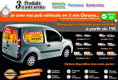 Pub-adhesif