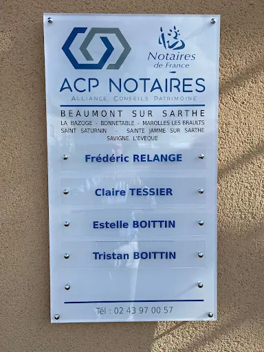 Acp Notaires Bms Bureau de Beaumont sur Sarthe