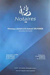 Notaires Calais Etoile : Véronique Lestoille et Arnaud Deverdenne-lestoille
