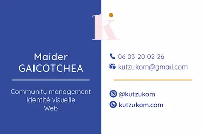 Studio Kutzu | Réseaux Sociaux - Graphisme - Site Web | Maider Gaicotchea