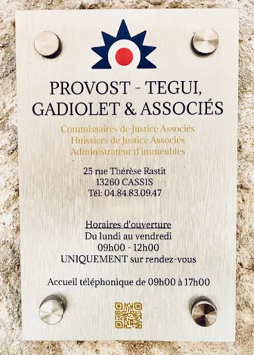 Provost-tegui, Gadiolet & Associes - Maître Lokua - Commissaires de Justice À Cassis