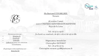 Couaillier Bertrand, Notaire