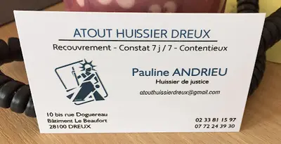 Maître Andrieu Pauline - Huissier de Justice Commissaire de Justice