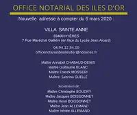 Office Notarial des Iles d'Or - Hyères - Notaires - Maîtres Chabaud-denis, Blanc, Mosseri, Ravel & Werber