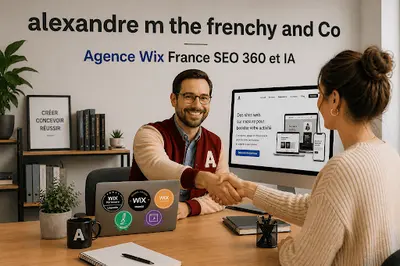 Alexandre m'The Frenchy And Co: Officiel Wix Partenaire France, Agence Wix, Référencement Wix