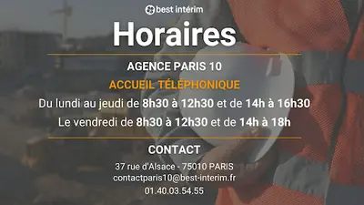 Best Interim – Agence Paris 10
