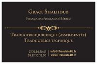 Grace Shalhoub - Traductrice Juridique et Technique