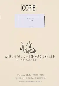 Michaud & Demouselle, Notaires À Paris 13ème