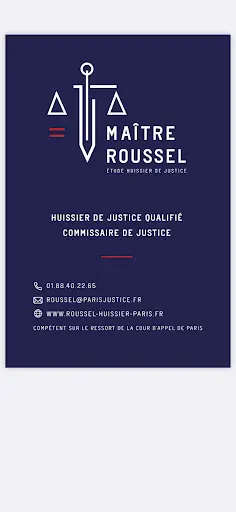 Roussel Nicolas - Commissaire de Justice À Paris