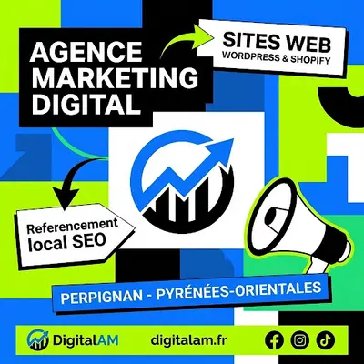 Digital Am - Agence de Marketing À Perpignan - Création de Site Internet - Référencement Seo Google - Geo