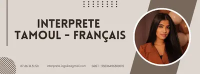 Interprète Français -tamoul Lagsika