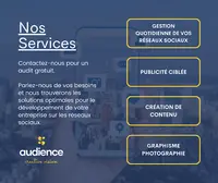Audience France - Marketing, Graphisme, Photographie